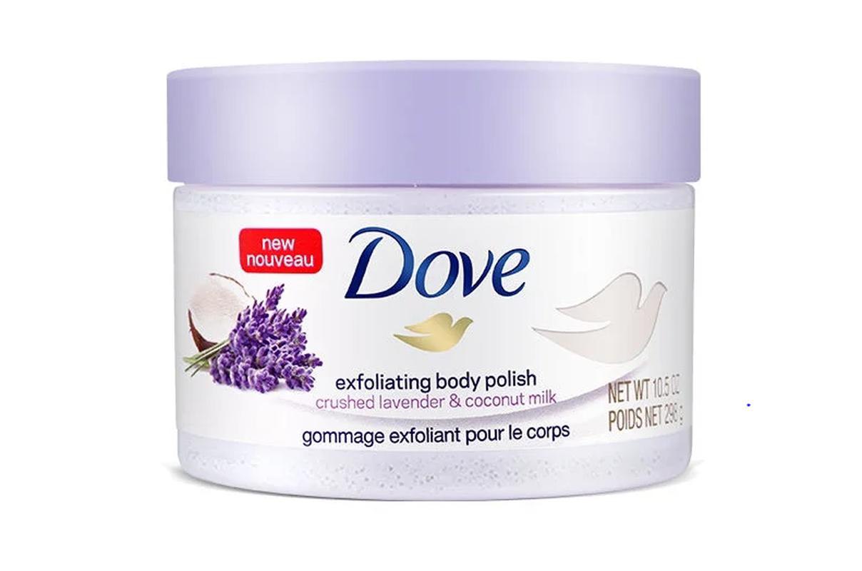 Tẩy Tế Bào Chết Dove - Crushed Lavender & Coconut Milk 298g