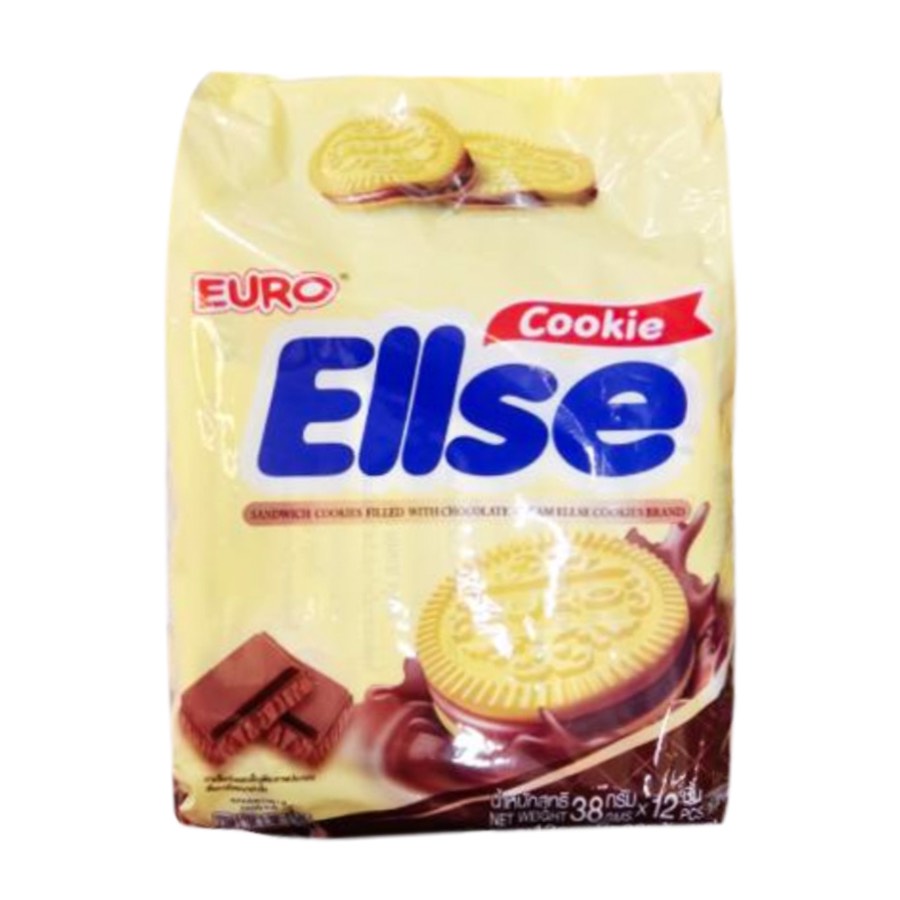 Bánh Quy Euro Ellse - Vị Chocolate 38g x 12 gói