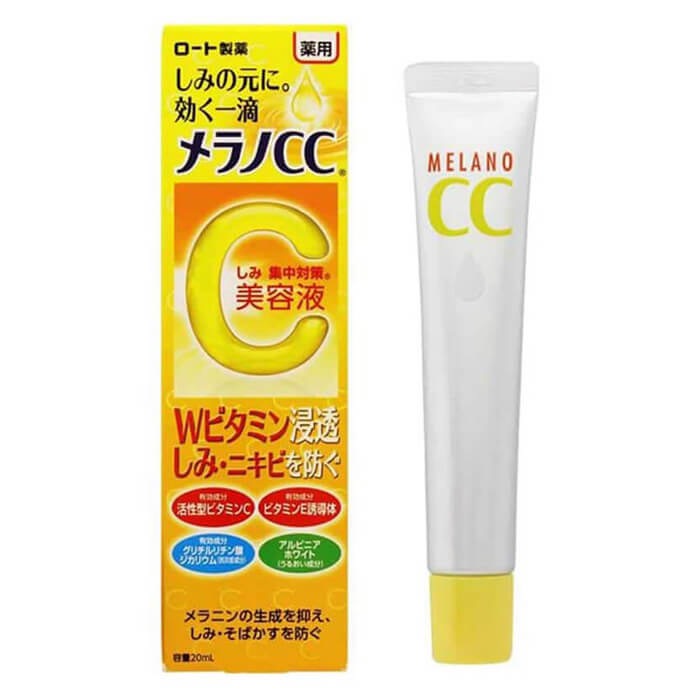 Serum Melano CC Rohto Vitamin C Dưỡng Trắng Da, Trị Thâm Mụn 20ml