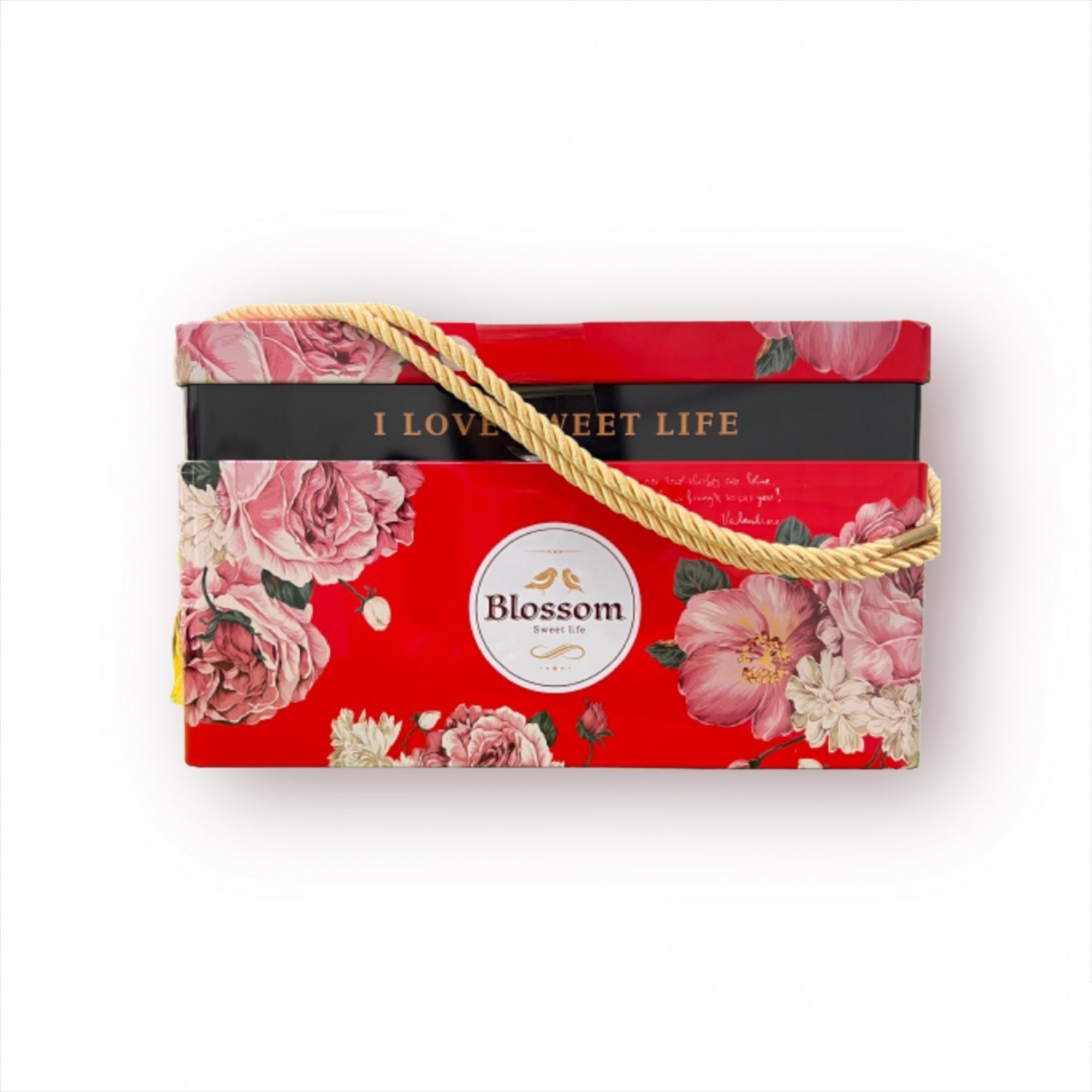 Bánh Quy Hộp Thiết Blossom - I Love Sweet Life 628g