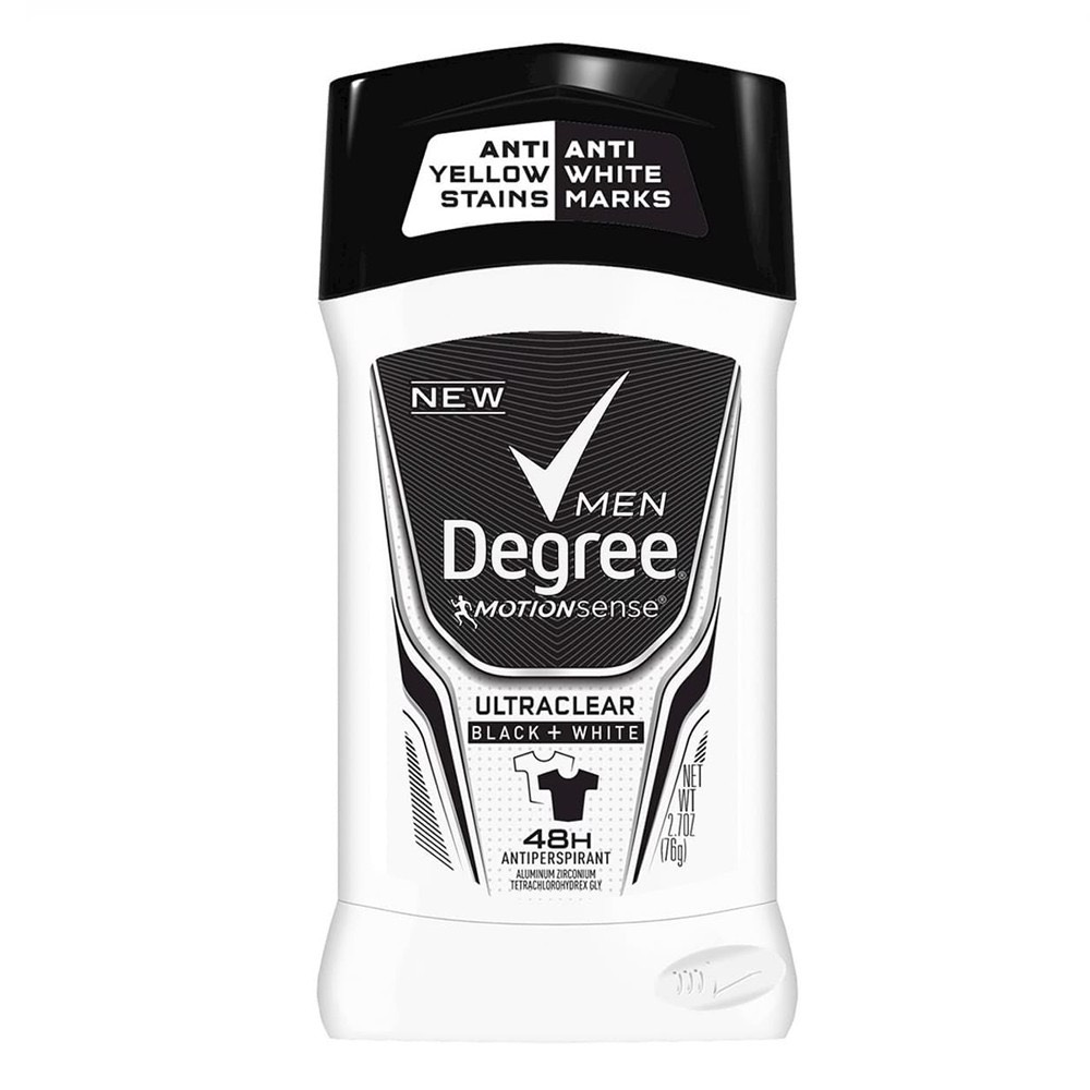 Sáp Khử Mùi Degree Men 48h - Ultraclear Black&White 76g