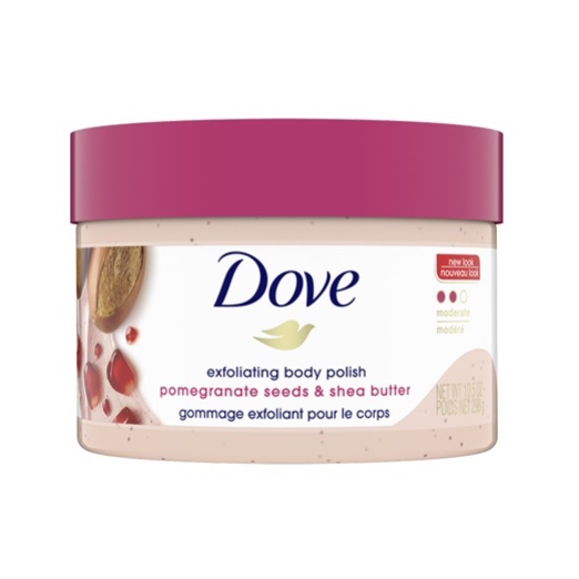 Tẩy Tế Bào Chết Dove - Pomegranate Seeds & Shea Butter 298g