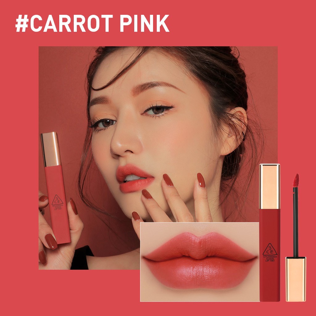 Son Kem 3CE Cloud Lip Tint - Carrot Pink